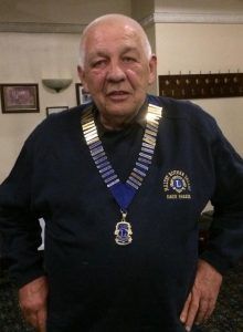 New President Dave, Maltby and Rother Valley Lions Club